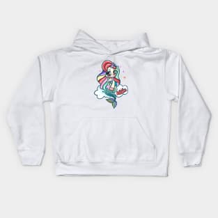 The Little Mermaid unicorn Kids Hoodie